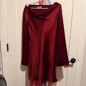 Reformation Burgundy Dress